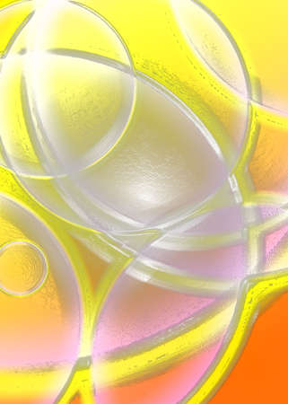abstract bubble background in vivid coloursの写真素材
