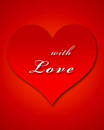 With Love  intentional greetings cardの写真素材