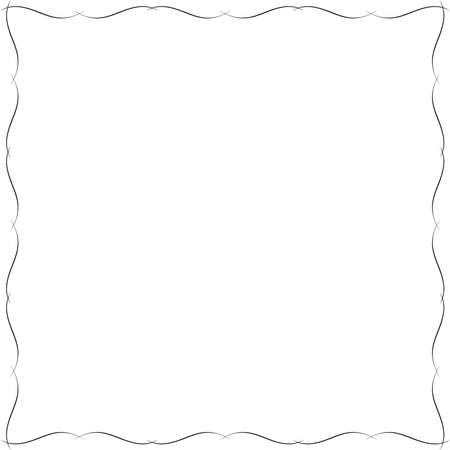 Delicate frame. Ornament designed for border or frame.の写真素材