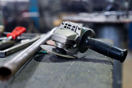 Authentic tools of a blacksmithの写真素材
