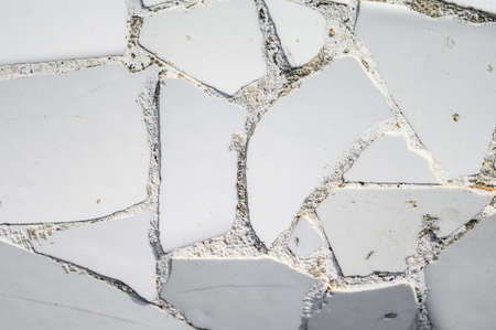 white tile mosaic texture. High quality background. Barcelona, Spain. Catalonia