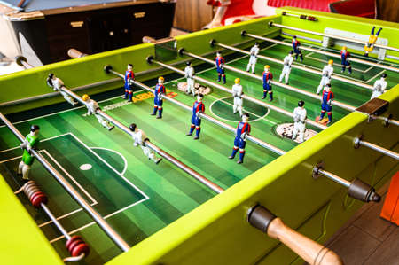 table football in the play area of the Siam Mall shopping center. 07.01.2020 Tenerife, Canary Islands.のeditorial素材