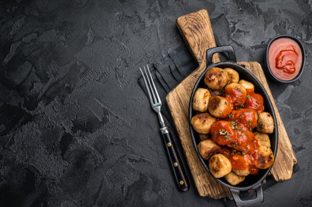 Hearty meatballs, beef balls, bursting with flavor and served in a rich tomato sauce. A beloved dish...