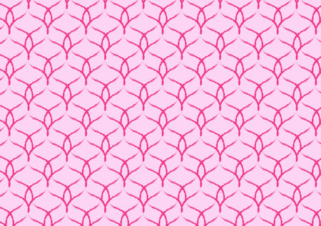 Endless line pink fabric pattern.