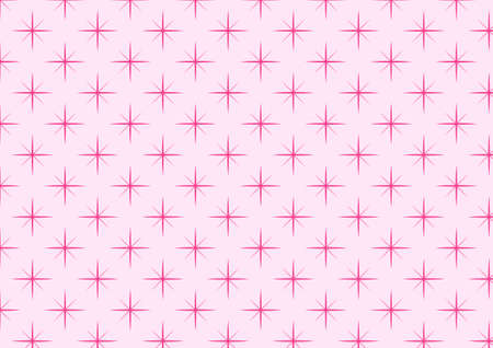 Pink star background seamless patternのイラスト素材