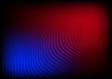 Wavy line network abstract backgroundのイラスト素材