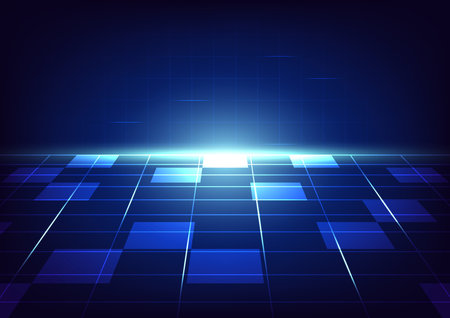 Dark blue room background patternのイラスト素材