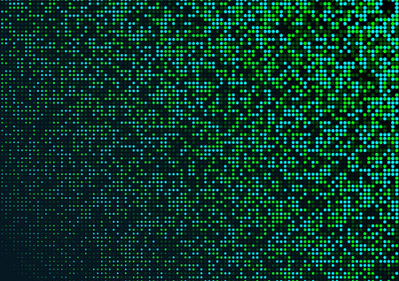 Color halftone digital graphic designのイラスト素材