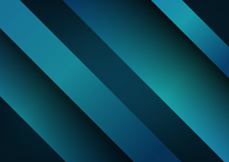 Blue gradient line graphic designのイラスト素材