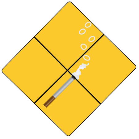 american road sign no smoking allowedの写真素材