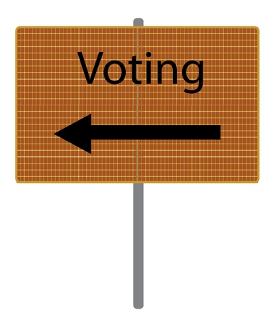 voting signのイラスト素材