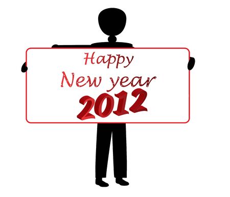 happy new yearのイラスト素材