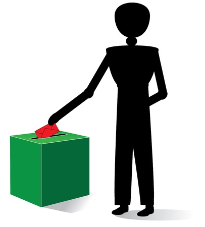 man votingのイラスト素材