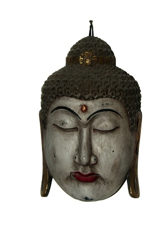 balinese indonesian mask used at dancingsの写真素材