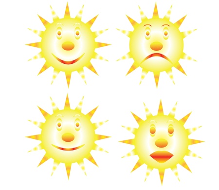 sun shapesのイラスト素材