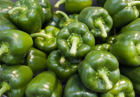 green paprika on the floriade show 2012 hollandの写真素材