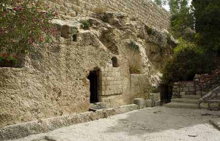 place of the resurrection of Jesus Christ in Jerusalem Israelの写真素材