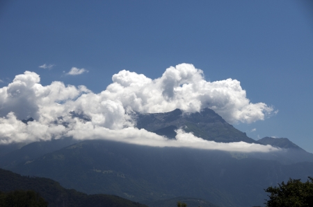 sky and cloudsの写真素材