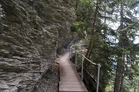 crans montana hiking path