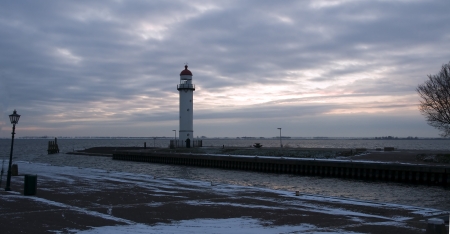 lighthouse hellevoetsluisの写真素材