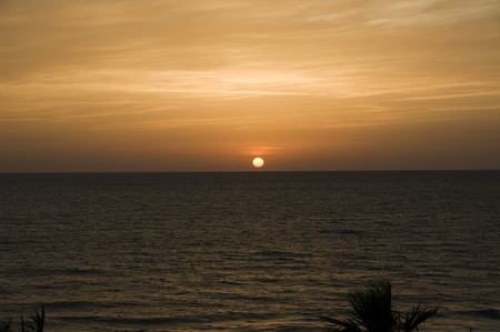 sunset israelの写真素材