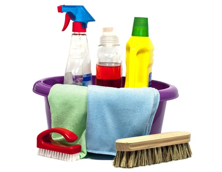 cleaning toolsの写真素材
