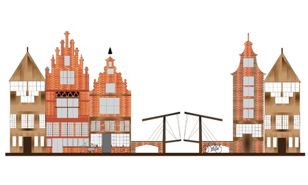 amsterdam skylineの写真素材