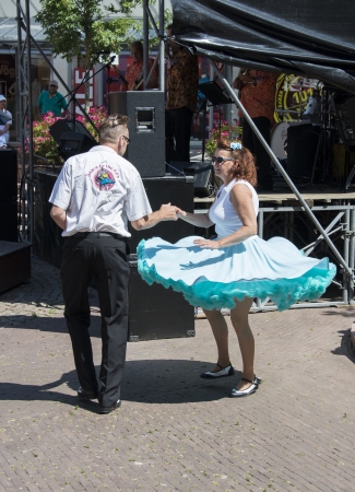 American day with dancers in Hellevoetsluis Netherlands on 21 Juli 2013
のeditorial素材