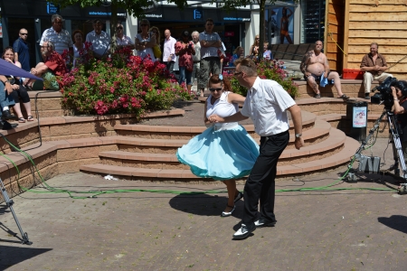 American day with dancers in Hellevoetsluis Netherlands on 21 Juli 2013
のeditorial素材