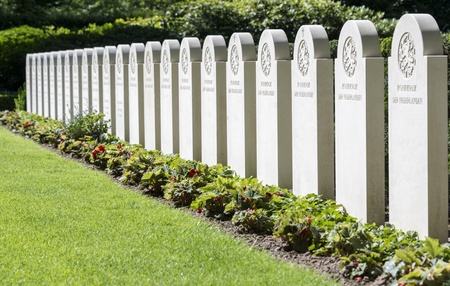 militairy cementry in Holland on the Grebbeberg with people died in the second world war in 1940