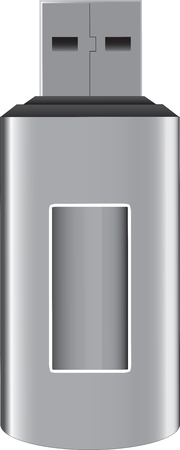  usb stickのイラスト素材