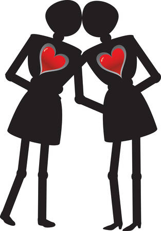 couple in loveのイラスト素材