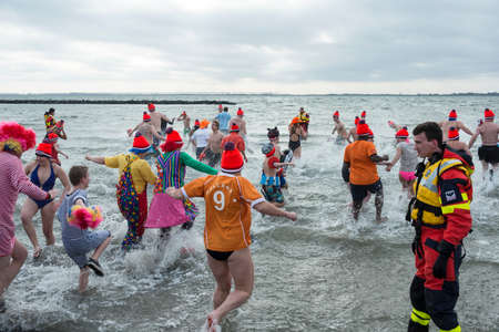 new year dip 2014 in winter holland
のeditorial素材