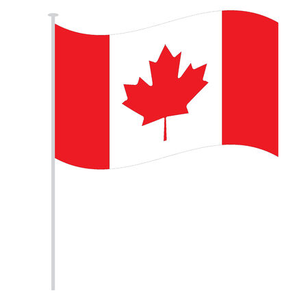 canada flagのイラスト素材