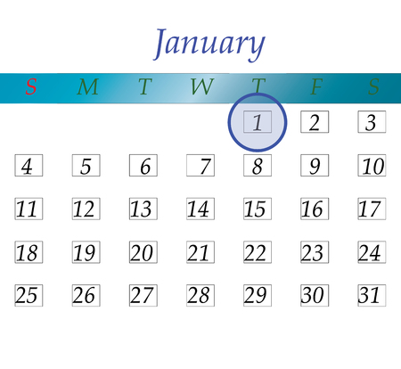 new year 2015のイラスト素材