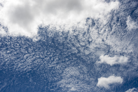 blue sky with some white clouds as background