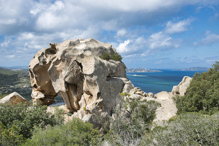 Capo dOrso in Sardinia, Italyの写真素材