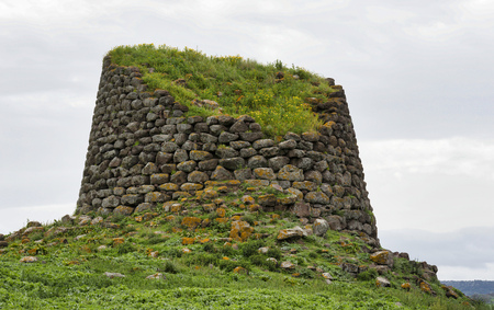 Nuraghe on Sardinia islandの写真素材