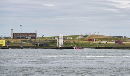 emergency services in holland after oil leakageのeditorial素材