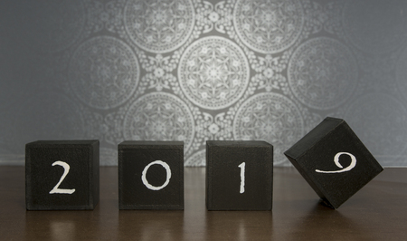 black blocks with 2018 changing in 2019