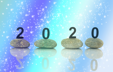New years resolution 2020 concept