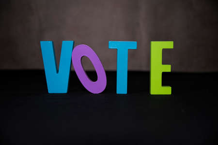 almost ready for voting for the new elections in the united stage or somewhere else in the worldの写真素材