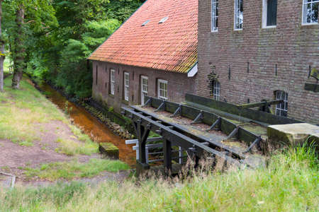 old watermill in Wenumの写真素材