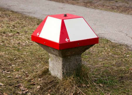 direction sign to give the right direction for trafficの写真素材