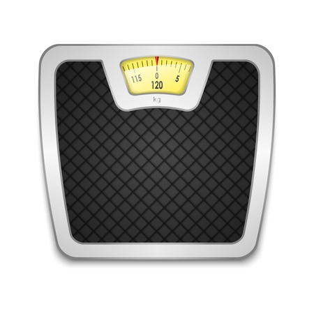 illustration of scales isolated on white のイラスト素材