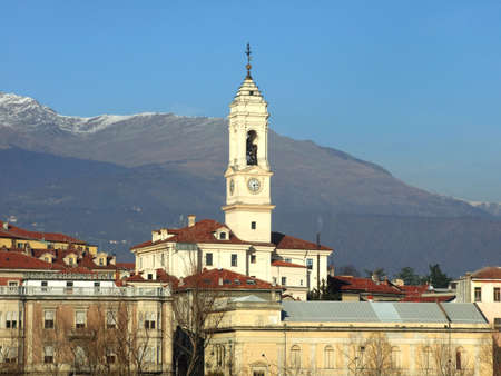 City bellow Alpsの写真素材