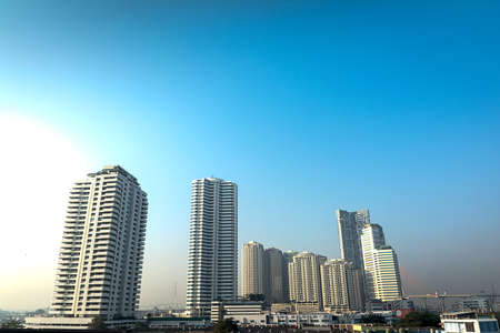 landscape building of Bangkok ,Thailandの写真素材