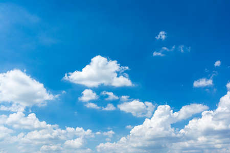 Cloud and blue sky in the sunlight