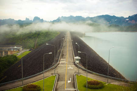 Dam Roadの写真素材
