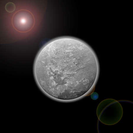 gray planet